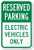 SmartSign  inch Reserved Parking _ Electric Vehicles Only inch  Sign  12 inch  x 18 inch  Aluminum