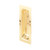 Slide-Co 164135 Closet Door Oblong Pull, 1 3/8-Inch, Solid Brass,(Pack of 2)
