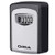 ORIA Key Storage Lock Box_ 4 Digit Combination Lock Box_ Wall Mounted Lock Box_ Resettable Code_ 5 Key Capacity_ Silver