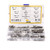 150_Pieces M6 Stainless Steel Hex Socket Button Head Cap Bolts Screws Nuts Washers Assortment Kit