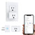 MoKo Smart Plug Mini WiFi Outlet_ 2 Pack_ Work with AlexaGoogle HomeSmartThings_ VoiceRemote Control_ Timer Plug_ Current Measurement  and  Monitoring_