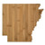 Totally Bamboo Arkansas State Shaped Bamboo Serving  and  Cutting Board