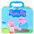 Peppa Pig Large Lunch Tin Box with 24pc Puzzles