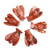 AMOYSTONE Red Jasper Pocket Angel Rock Crystal Guardian Angel Figurines Carved Gemstone Healing Statues 6PCS 1_5 inch