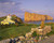 Posterazzi Houses And Perce Rock At Sunset Gaspesie Quebec Poster Print_  17 x 14