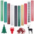 Welecom 10 Sheets Heat Transfer Vinyl Christmas Buffalo Plaid Iron_on Vinyl Bundle Transfers HTV Vinyl PU Glitter Heat Transfer Vinyl Adhesive Vinyl C