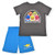 Nickelodeon Baby Shark Boys Shorts Set and Summer Clothes_ BlueGrey_ 5T