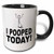 3dRose 157442_4 I I Pooped Today Mug 11 oz Black