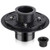 BARONAGE Shower Drain Base Flange Kit PVC Base_ 2 inch Adjustable Thread Adapter with Rubber Gasket for No Hub Linear  and  Square Drain Installation