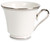 Lenox Solitaire White Platinum Banded Bone China Cup