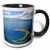 3dRose (mug_89636_4) Molokini Island Maui Hawaii - US12 DPB0749 - Douglas Peebles - Two Tone Black Mug, 11oz