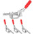 LISHINE 4 Pack Push Pull Toggle Clamps_ GH_301_AM Quick Release Toggle Clamps Hand Tool 300Lbs Holding Capacity Push Pull Woodworking Clamp