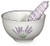 Boston International Lavender Ceramic Dip Bowl and Spreader Set