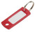 Lucky Line Key Tag With Ring; Red, 50 Per Bag (16970)