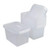 DynkoNA 6 Storage Box_ 6 Liter Plastic Storage Container Bin with Lid