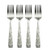Oneida Tuscany Salad Forks, Set of 4