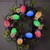 Homeleo Easter Egg LED String Light 3.5ft with 10 Eggs Ornament Battery Powered Colorful Light Up Eggs for Easter Decoration Garden Spring Decoration