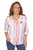 UG Apparel NCAA Alabama Crimson Tide Striped Button_Up_ CrimsonWhite_ X_Large