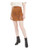 Free People Womens Rumi R Polyester Mini Skirt Brown S