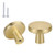 Haliwu 20 PackGold Dresser Knobs_ Brass Cabinet Knobs Brushed Gold Knob Round Gold Drawer Knobs
