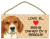 SJT ENTERPRISES, INC. Love is Being Owned by a Beagle 5" x 10" MDF Wood Sign (SJT60504)