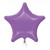 Anagram International Star-Flat Foil Balloon 19 Spring Lilac