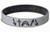 Creative Brands Reversible Silicone Witness Bracelet Medium Gray