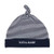 Stephan Baby Silly Sayings Stripey Knit Cap Stroller Accessory Navy  and  White Total Babe Fits 6-12 Months