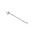 Hook Peg Zinc Plated 10in