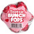 Tootsie Valentine Bunch Pops with Love Card  7 Red Cherry Lollipops