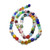 BSI - 16 Strand of Millefiori Flower Lampwork Glass Beads ~ 65pcs 6mm Round