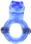 California Exotic Novelties Magnetic Power Ring Power Jag Double Ring Blue