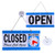 Business Hour Open Closed Sign  Bundle of Office Hours Sign Will Return Clock with Suction Cups for Door Window Businesses Stores Restaurants Bars Retail Barbershop Salon Shops OpenClose Sign