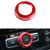 Angelguoguo Car Volume Control Button Knob Decoration Cover Sticker Fit for Mercedes Benz A Class B Class E Class GLK GLA CLA GLE ML GL Red