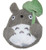 Studio Ghibli My Neighbor Totoro w/ Leaf Grey Plush Animal, 8"