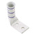 Panduit LCCF2-14BF-E Flex Conductor Copper Compression Lug 2 Hole 2 AWG Flared Barrel 14-Inch Stud 90° Bent Angle