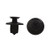 uxcell 20pcs Black Car Push Type Trim Bumper Panel Clips Plastic Rivet 9 x 9mm Hole