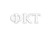 Officially Licensed Phi Kappa Tau 8 x 3 Window Decal - White