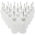 20 Pcs Empty alcohol bottle White Plastic Squeezable Dropper Bottles Disinfectant bottle with Childproof Cap?30mL