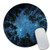 Smooffly Beautiful Night Sky Round Mouse Pad The Milky Way and The Trees Mouse PadSublime Forest Nature View Circular Non-Slip Rubber Mousepad Gaming Mouse Pad