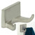 Bennington Redwood Series Double Robe Hook Bath Hardware Bathroom Accessory Brushed Nickel