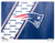 Duck House NFL New England Patriots Tempered Glass Cutting Board with Display Stand