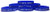 TheAwristocrat 6 Pack ONE Life ONE Chance_ NO Regrets Inspirational Silicone Wristband Rubber Bracelet Blue Youth 7 180mm