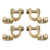 uxcell Car Battery Terminal Clamps Positive Negative Set Plated Copper 2 Pairs
