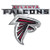 FANMATS NFL Atlanta Falcons Alternative Color Logo Emblem Red One Size