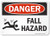SmartSign S2-0661-PL-10 Danger - Fall Hazard Sign  7 x 10 Plastic