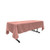 LA Linen Polyester Poplin Rectangular Tablecloth, 60 by 102-Inch, Dusty Rose