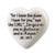 Lighthouse Christian Products Plans for Your Future Scripture Heart 2_25 x 2_25 Cast Stone Plaque