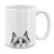 MUGBREW White Silver Point Ragdoll Cat White Ceramic Coffee Mug Tea Cup, 11 OZ