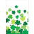 Amscan St_ Patricks Day Blooming Shamrocks Plastic Table Cover 54 x 102 1 piece